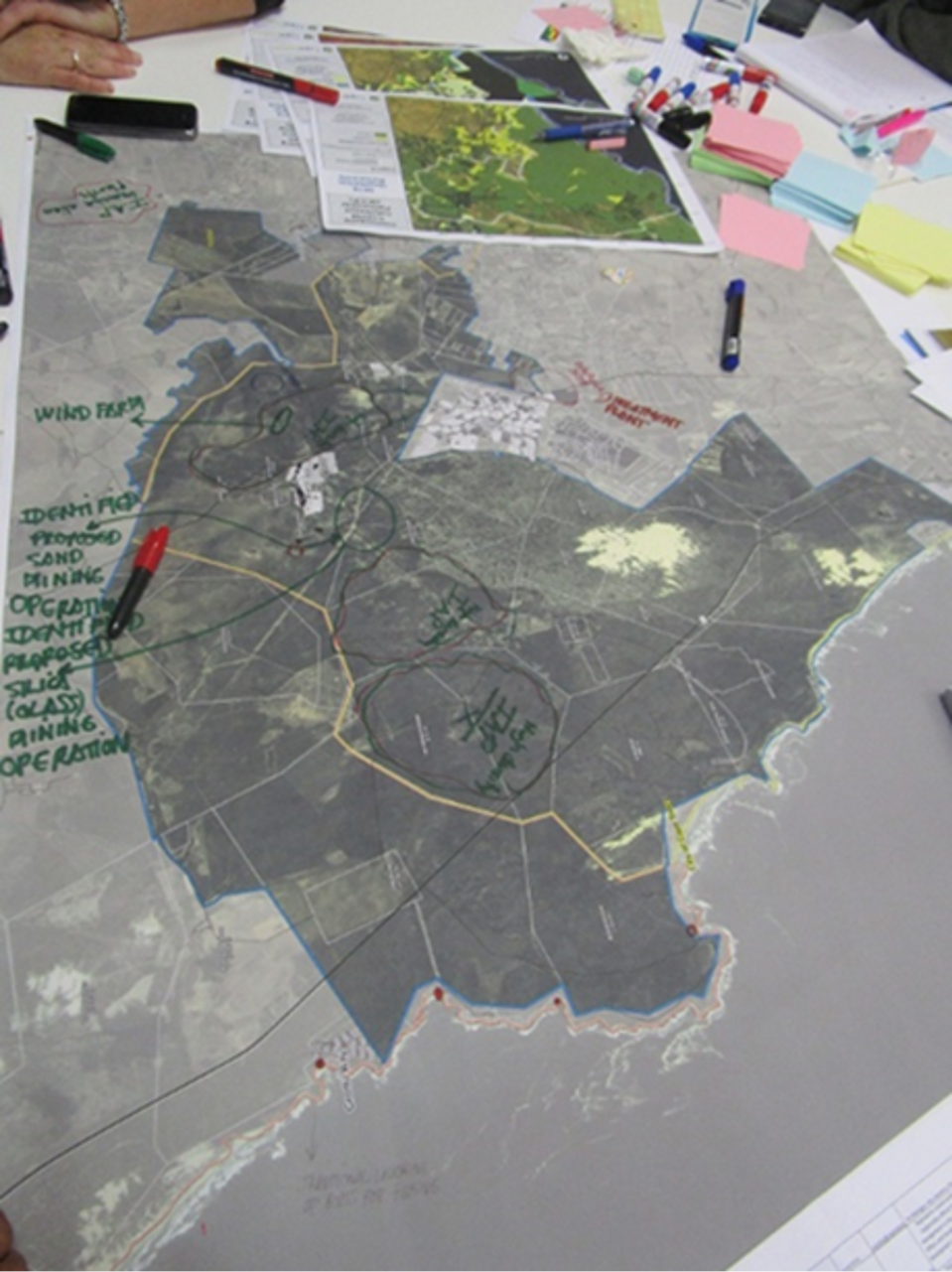 Establishing scope and identifying conservation targets; credit Martin Albertus, CapeNature